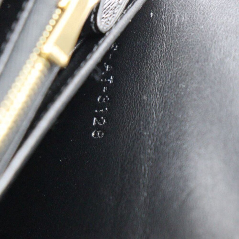 Celine Large Flap Wallet Bifold Wallet 10 B563 bel Calf Leather Black - Picture 8 of 10